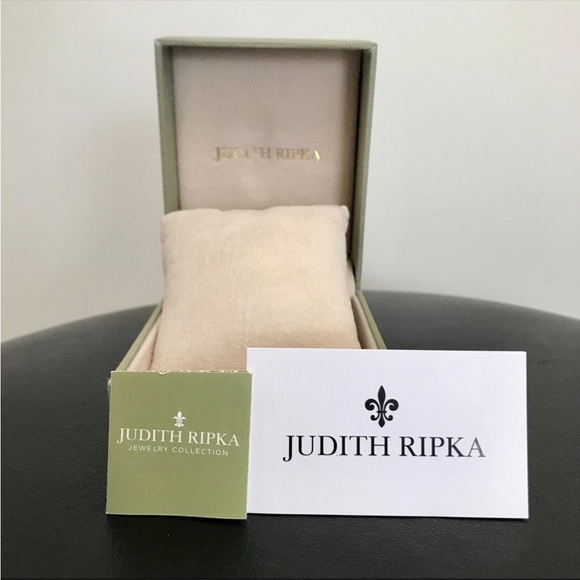 JUDITH RIPKA Solid Sterling Silver Hinged Bangle - Picture 9 of 10